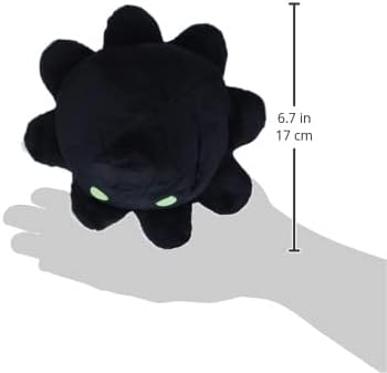 Teeturtle - the Original Reversible Octopus Plushie - Glow in the Dark - Cute Sensory Fidget Stuffed Animals That Show Your Mood