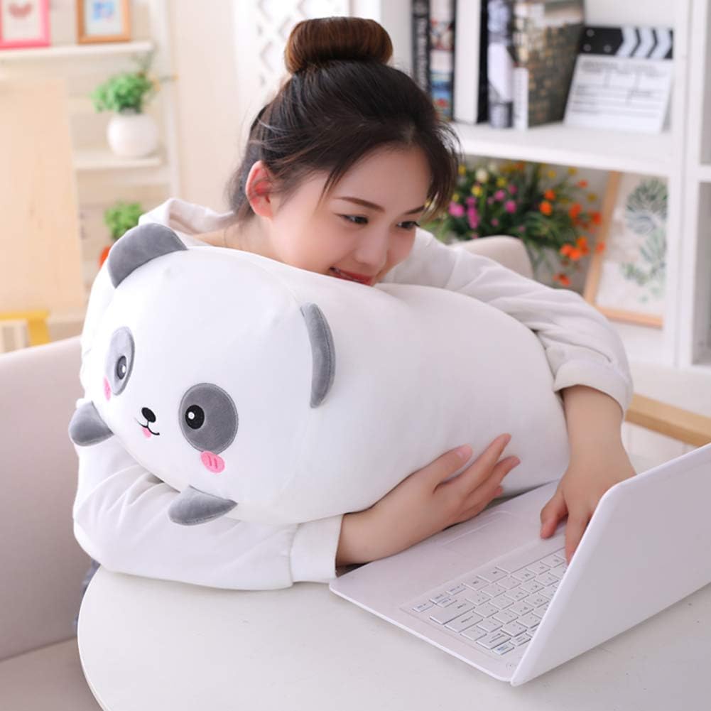 Panda Stuffed Animal, Soft Panda Plush Body Pillow Hugging Pillow Toy Gifts 23.6"