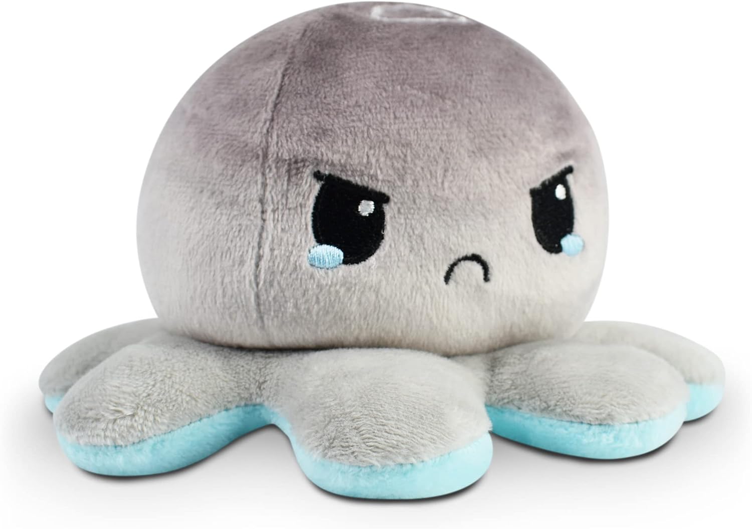 Teeturtle - the Original Reversible Octopus Plushie - Glow in the Dark - Cute Sensory Fidget Stuffed Animals That Show Your Mood