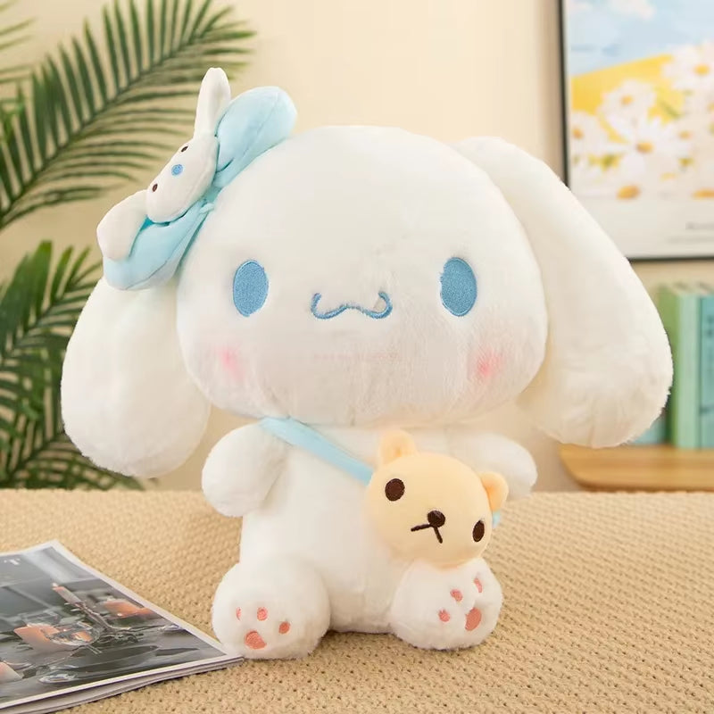 50Cm Sanrio Kuromi Plush Dolls Kawaii My Melody Cinnamoroll Soft Stuffed Animals Anime Figure Pillow Cartoon Decor Kids Toys