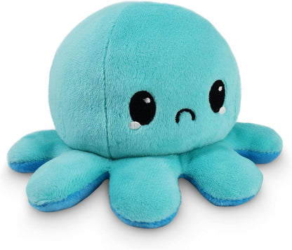 Teeturtle - the Original Reversible Octopus Plushie - Glow in the Dark - Cute Sensory Fidget Stuffed Animals That Show Your Mood