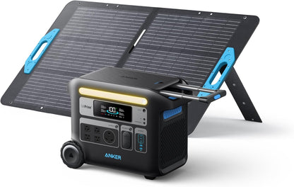 Anker SOLIX F2000 Portable Power Station, Powerhouse 767, 2400W Solar Generator, Ganprime Battery Generators for Home Use, Lifepo4 Power Station for Outdoor Camping, and Rvs (Solar Panel Optional)