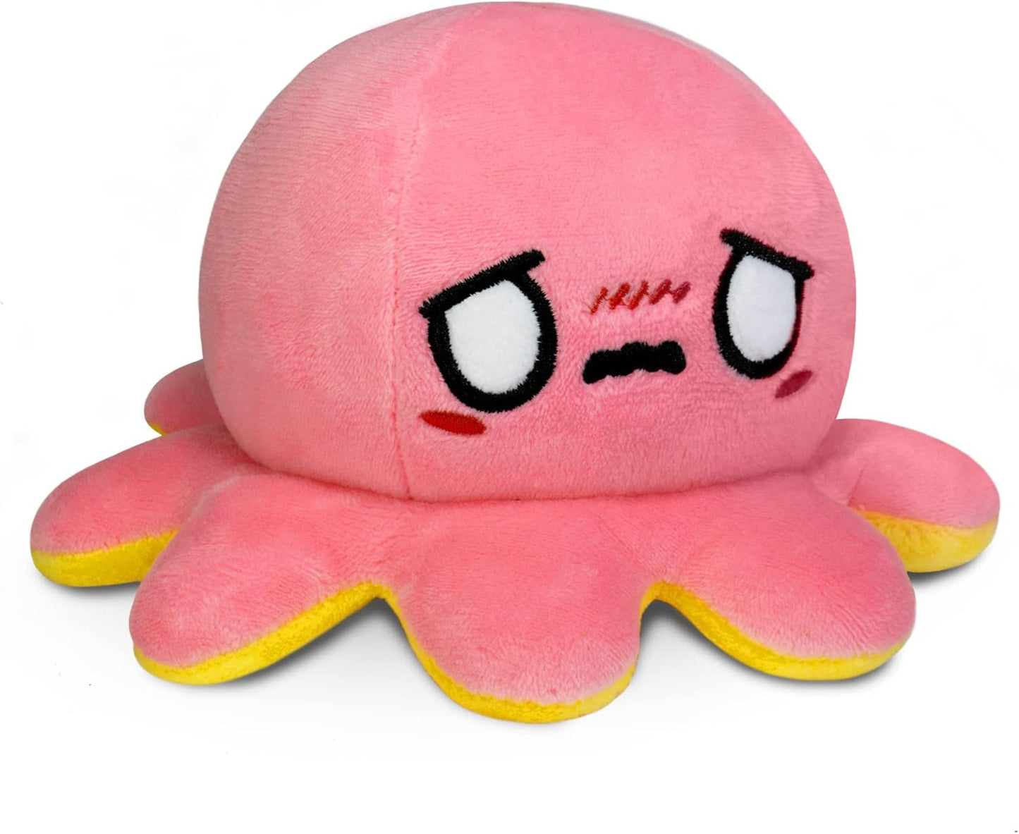 Teeturtle - the Original Reversible Octopus Plushie - Glow in the Dark - Cute Sensory Fidget Stuffed Animals That Show Your Mood