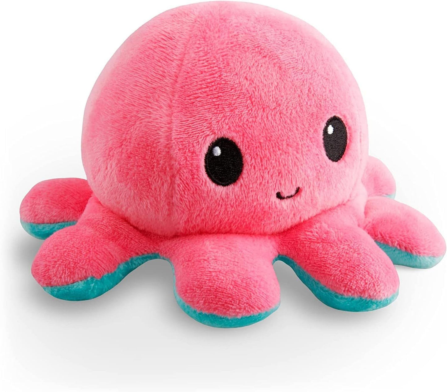 Teeturtle - the Original Reversible Octopus Plushie - Glow in the Dark - Cute Sensory Fidget Stuffed Animals That Show Your Mood