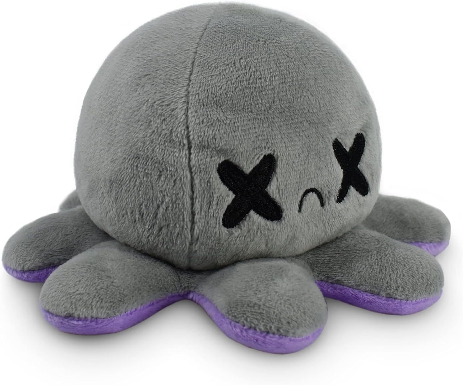 Teeturtle - the Original Reversible Octopus Plushie - Glow in the Dark - Cute Sensory Fidget Stuffed Animals That Show Your Mood