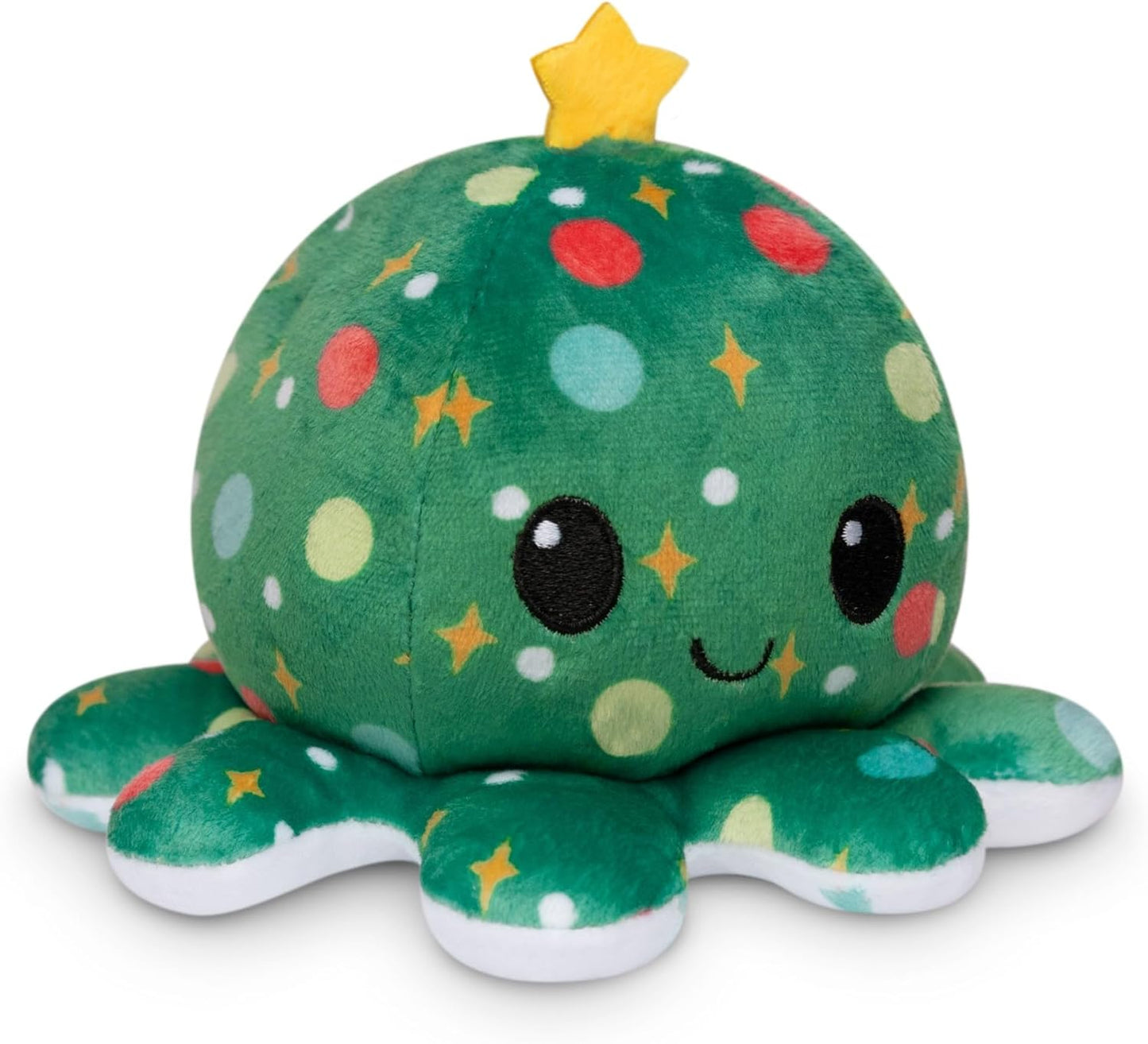 Teeturtle - the Original Reversible Octopus Plushie - Glow in the Dark - Cute Sensory Fidget Stuffed Animals That Show Your Mood