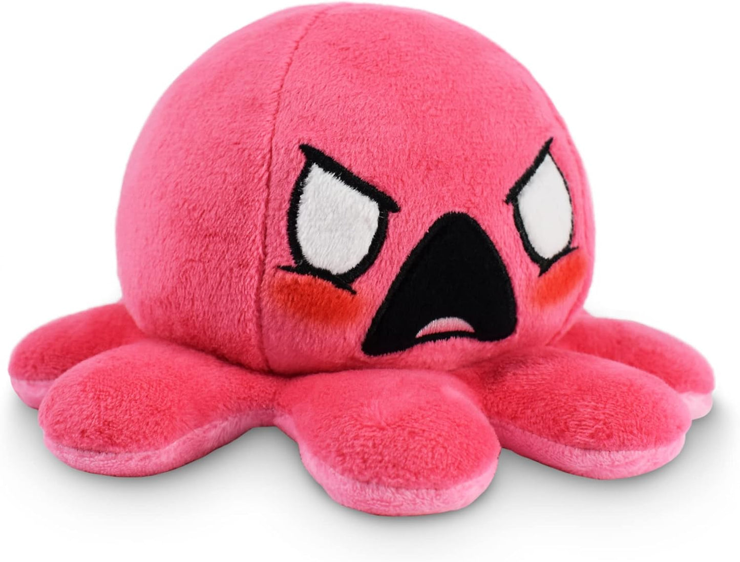 Teeturtle - the Original Reversible Octopus Plushie - Glow in the Dark - Cute Sensory Fidget Stuffed Animals That Show Your Mood