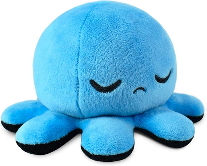 Teeturtle - the Original Reversible Octopus Plushie - Glow in the Dark - Cute Sensory Fidget Stuffed Animals That Show Your Mood