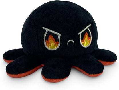 Teeturtle - the Original Reversible Octopus Plushie - Glow in the Dark - Cute Sensory Fidget Stuffed Animals That Show Your Mood