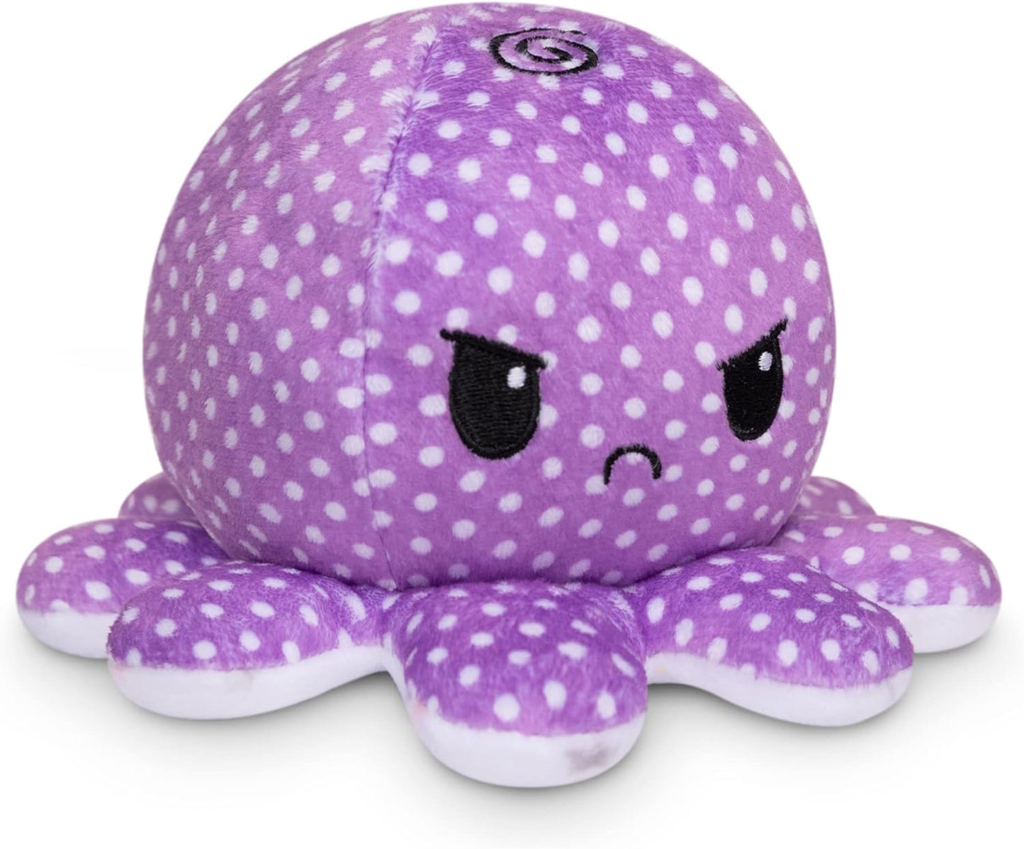 Teeturtle - the Original Reversible Octopus Plushie - Glow in the Dark - Cute Sensory Fidget Stuffed Animals That Show Your Mood