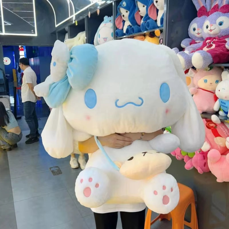 50Cm Sanrio Kuromi Plush Dolls Kawaii My Melody Cinnamoroll Soft Stuffed Animals Anime Figure Pillow Cartoon Decor Kids Toys