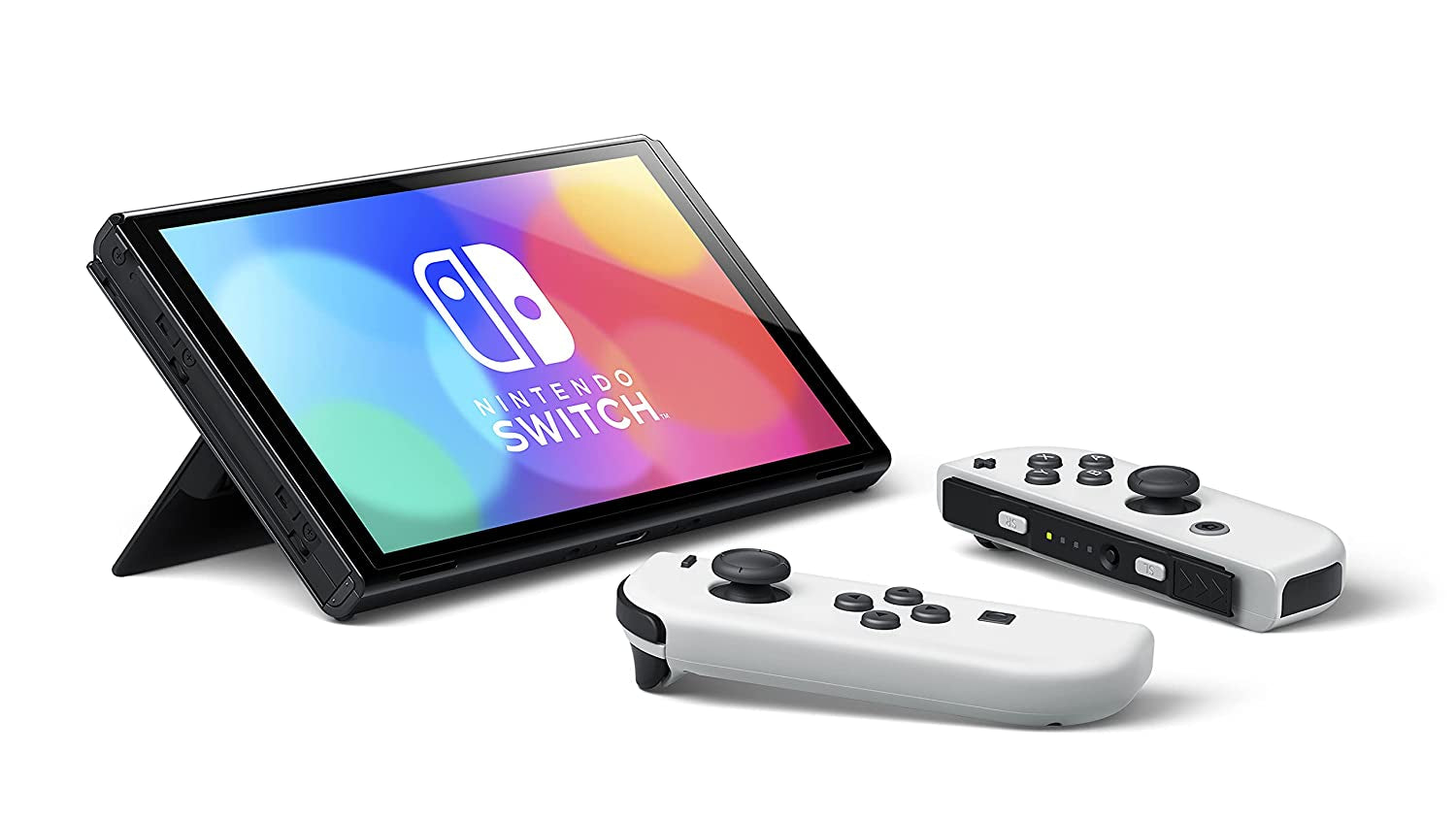 Nintendo Switch (OLED Model) with White Joy-Con