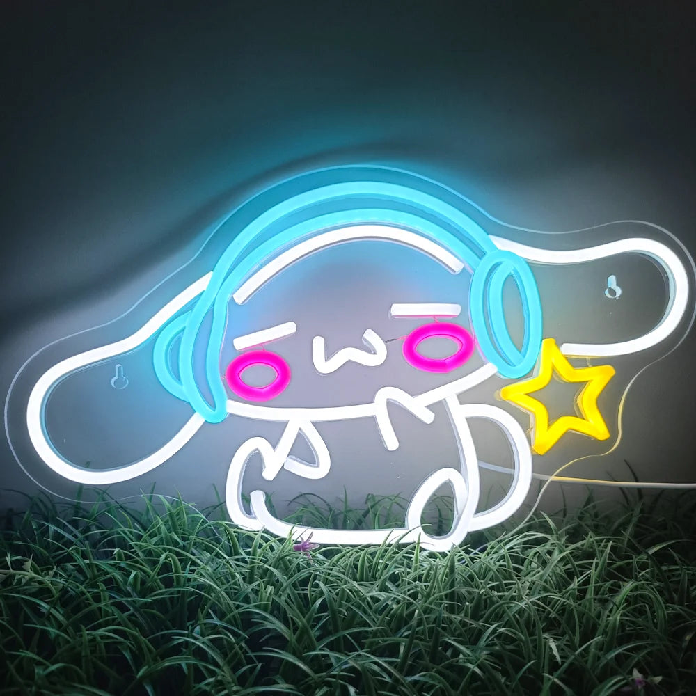 Sanrio Cinnamoroll LED Neon Sign Kawaii Anime Neon Sign 