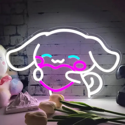 Sanrio Cinnamoroll LED Neon Sign Kawaii Anime Neon Sign 