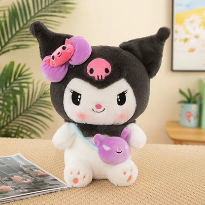 50Cm Sanrio Kuromi Plush Dolls Kawaii My Melody Cinnamoroll Soft Stuffed Animals Anime Figure Pillow Cartoon Decor Kids Toys